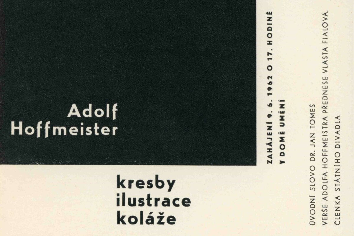 Adolf Hoffmeister. Objevy metodou smíchu – kresby, ilustrace, kvaše, oleje